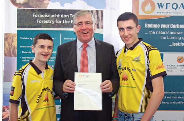 Minister presents WQAS certificates at the Ploughing Championships Minister presents WQAS certificates at the Ploughing Championships