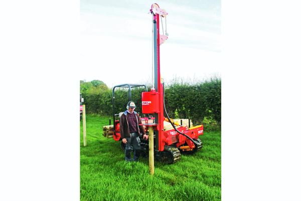 Tracked post driver dedication for Brennan’s Vector Powerdrive Tracked post driver dedication for Brennan’s Vector Powerdrive