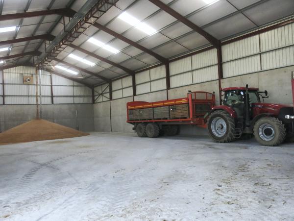 Well-made shed will safely store grain Well-made shed will safely store grain