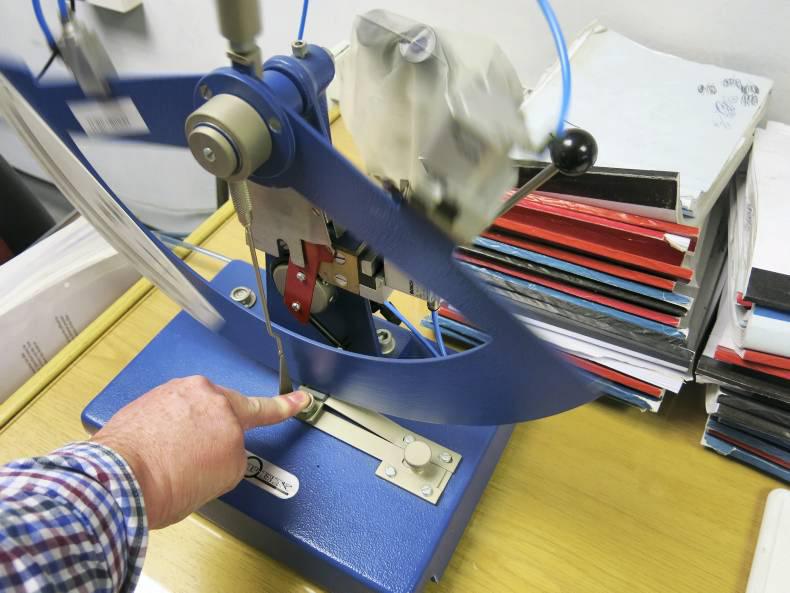 Testing the quality of a leading silage wrap Testing the quality of a leading silage wrap