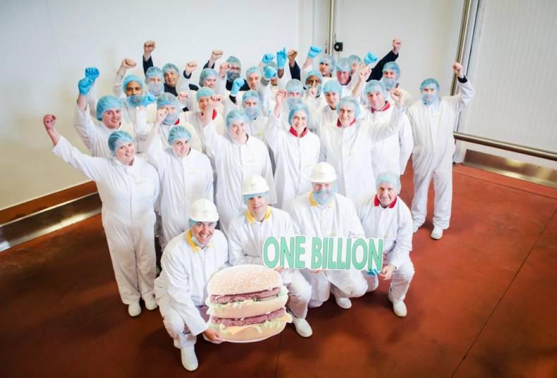 Dawn produces billionth McDonald's burger Dawn produces billionth McDonald's burger