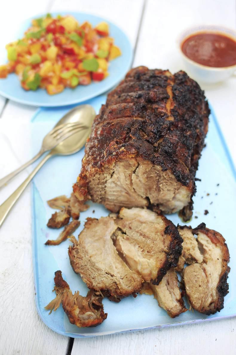 Spiced mackerel & slow-roasted pork Spiced mackerel & slow-roasted pork