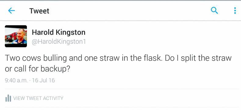 Farmer writes: no need to split hairs over splitting straws Farmer writes: no need to split hairs over splitting straws