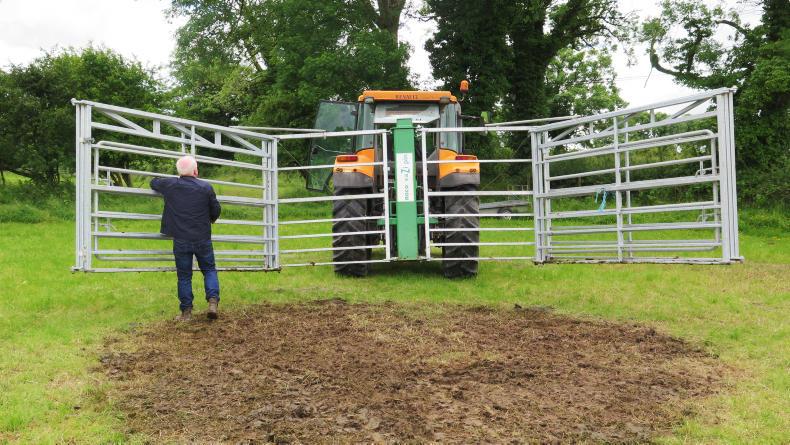 Making cattle handling a tractor-portable solution Making cattle handling a tractor-portable solution