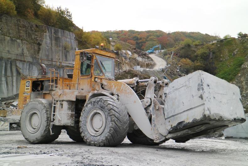 Rock hard Hitachi at work in Kilkenny