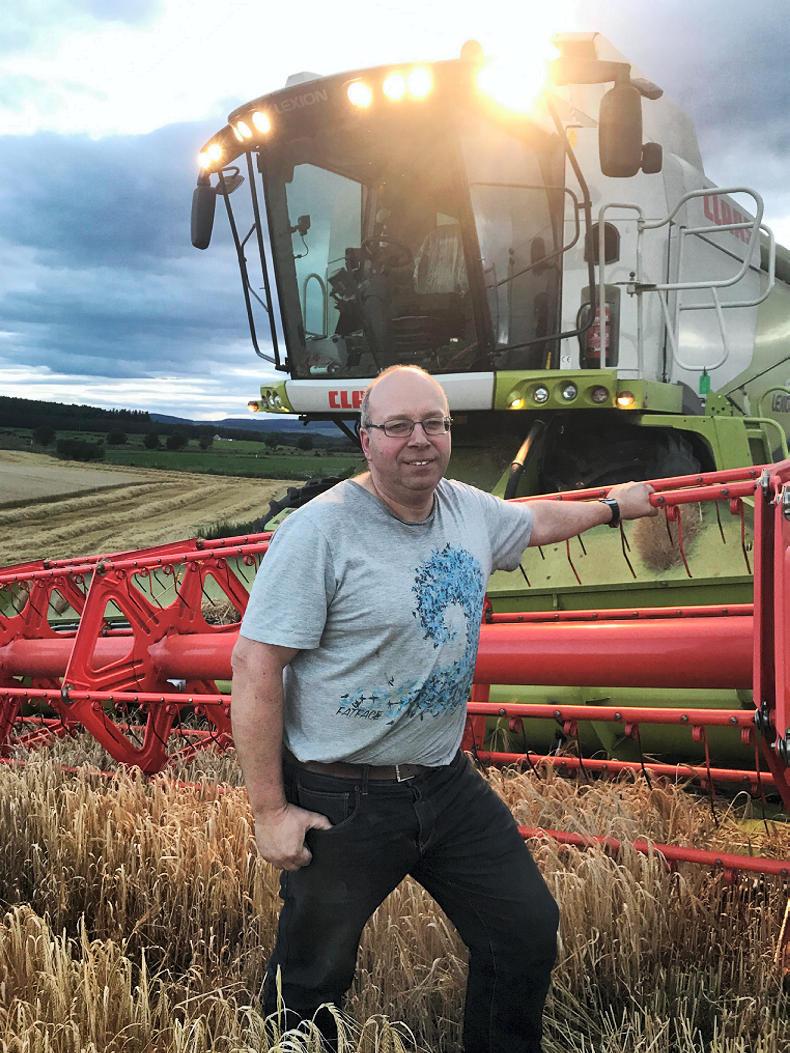 Some harvest progress despite the rain Some harvest progress despite the rain