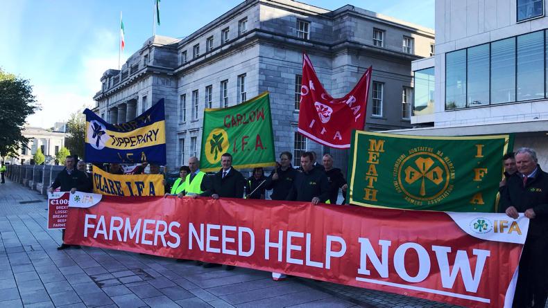 Farmers gathering ahead of beef protest in Cork Farmers gathering ahead of beef protest in Cork