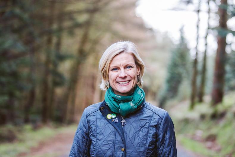 Minister Hackett meets with peat harvesting protesters Minister Hackett meets with peat harvesting protesters