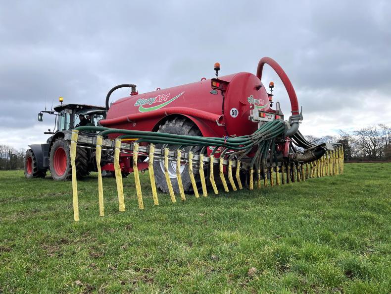 Forward speed is key for accurate LESS slurry application