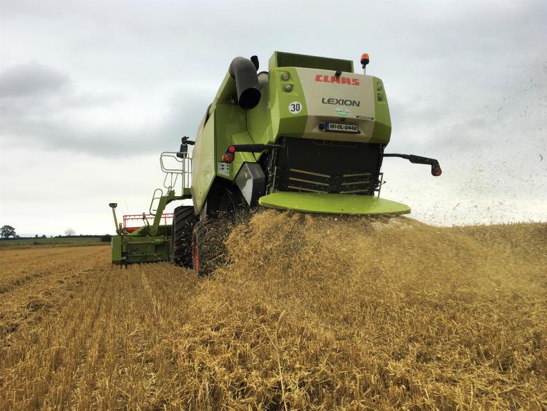 Chopping straw improving sustainability on Footprint farm Chopping straw improving sustainability on Footprint farm