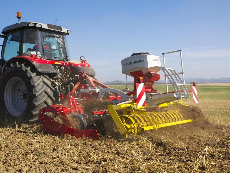 Harrows, cultivators and drills in cover crop establishment demonstration Harrows, cultivators and drills in cover crop establishment demonstration