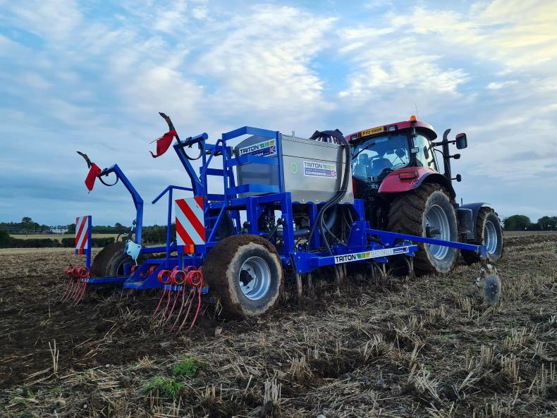Harrows, cultivators and drills in cover crop establishment demonstration Harrows, cultivators and drills in cover crop establishment demonstration