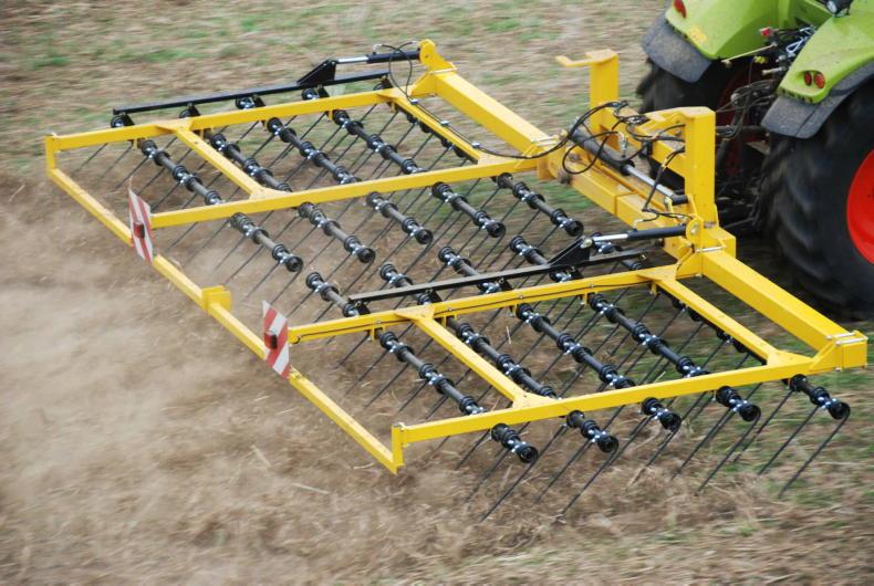 Harrows, cultivators and drills in cover crop establishment demonstration Harrows, cultivators and drills in cover crop establishment demonstration