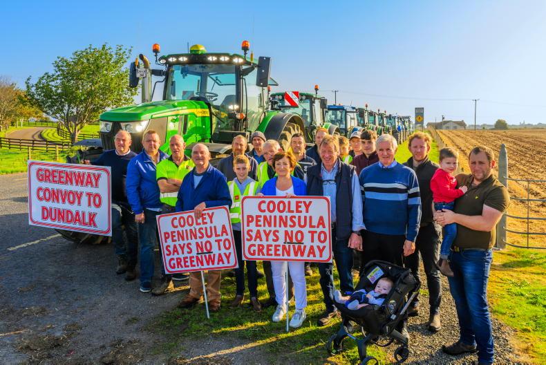 Cooley Greenway proposals caused ‘stress and disruption to farmers’ – IFA Cooley Greenway proposals caused ‘stress and disruption to farmers’ – IFA