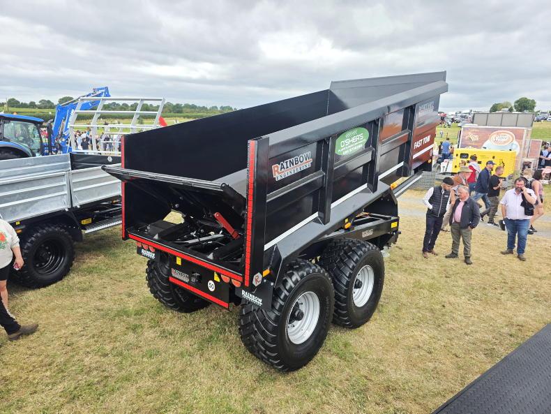 Bumper machinery display at Tullamore show Bumper machinery display at Tullamore show