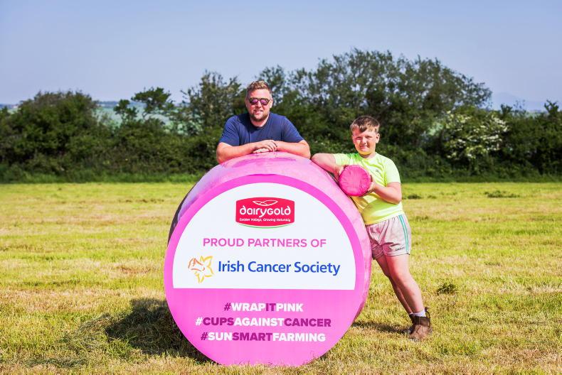 Dairygold farmers ‘wrap it pink’ for Irish Cancer Society Dairygold farmers ‘wrap it pink’ for Irish Cancer Society