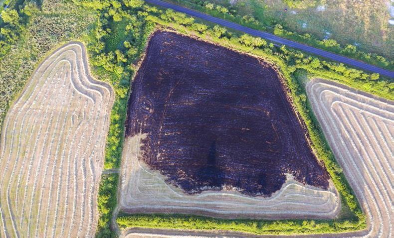 Watch: three acres of hay lost in Kildare field fire Watch: three acres of hay lost in Kildare field fire