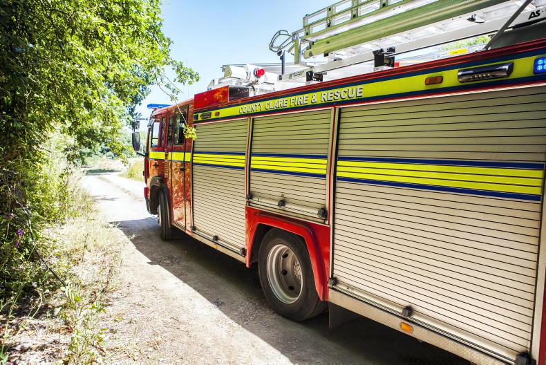 Watch: fire services respond to straw bales on fire in Dublin Watch: fire services respond to straw bales on fire in Dublin