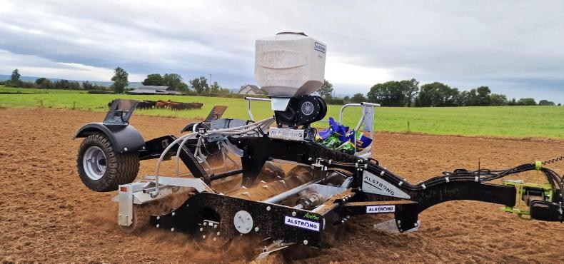 Kildare contractor puts Alstrong grass reseeding machine through its paces Kildare contractor puts Alstrong grass reseeding machine through its paces