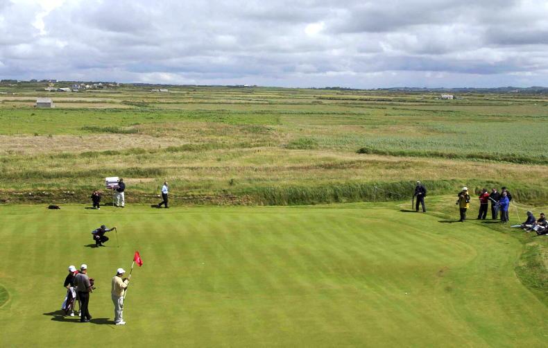 Putting on a show at the Irish Open in Doonbeg Putting on a show at the Irish Open in Doonbeg