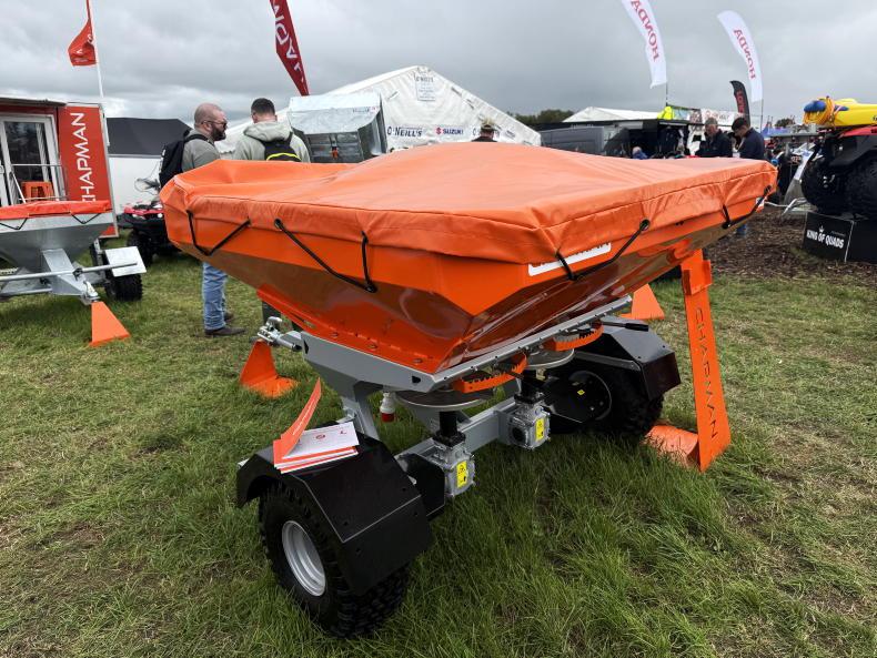Ploughing highlights: Chapman unveils twin-disc ATV fertiliser spreader Ploughing highlights: Chapman unveils twin-disc ATV fertiliser spreader