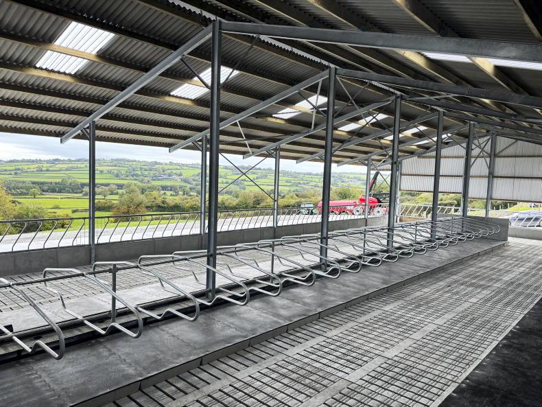 One new shed tackles two problems on this 180-cow Kilkenny dairy farm One new shed tackles two problems on this 180-cow Kilkenny dairy farm